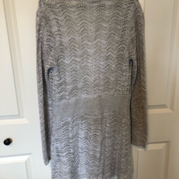 Long Grey Cardigan - Picture 5 of 6